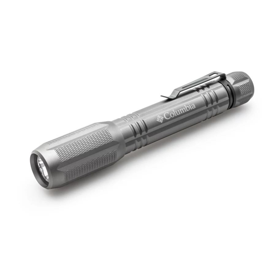 250 Lumens 2AA Flashlight Grey Columbia