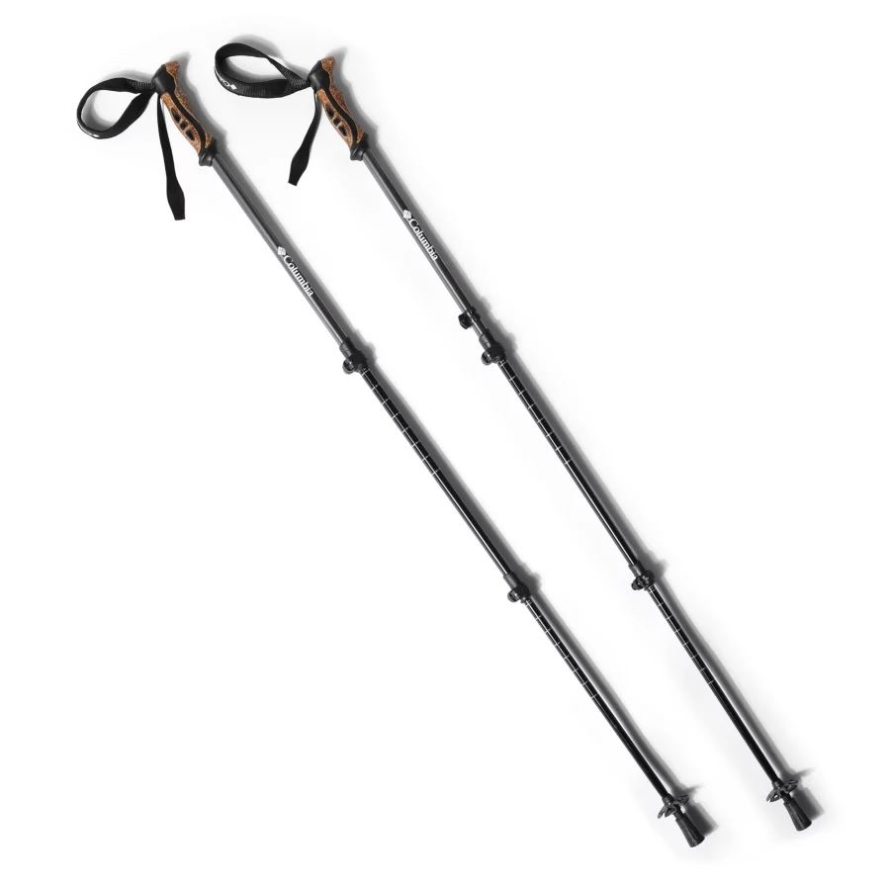6160 Aluminum Trekking Poles 2 Pack Columbia Black
