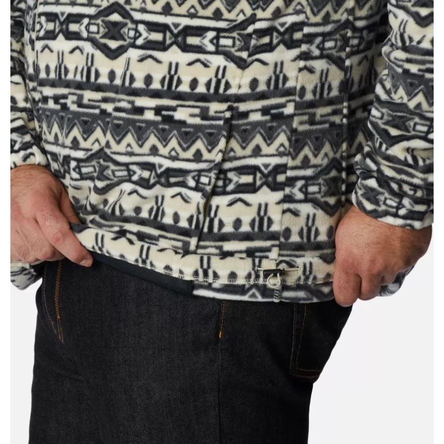 Ancient Fossil 80s Stripe Print Columbia Men's Steens Mountain Printed Jacket Big