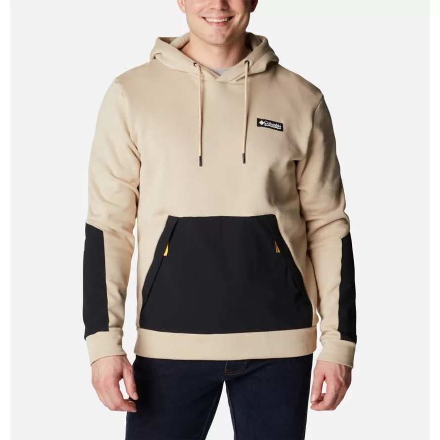 Ancient Fossil/Black Columbia Men's Columbia Ballistic Ridge Hoodie