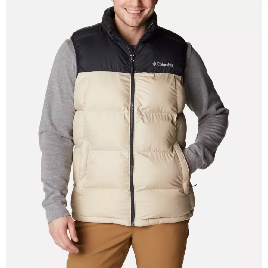Ancient Fossil/Black Columbia Men's Pike Lake Vest