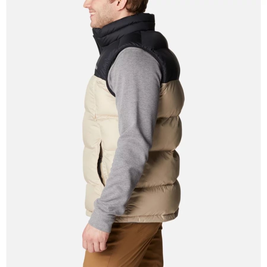 Ancient Fossil/Black Columbia Men's Pike Lake Vest