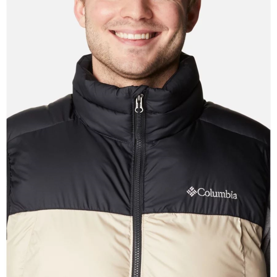 Ancient Fossil/Black Columbia Men's Pike Lake Vest