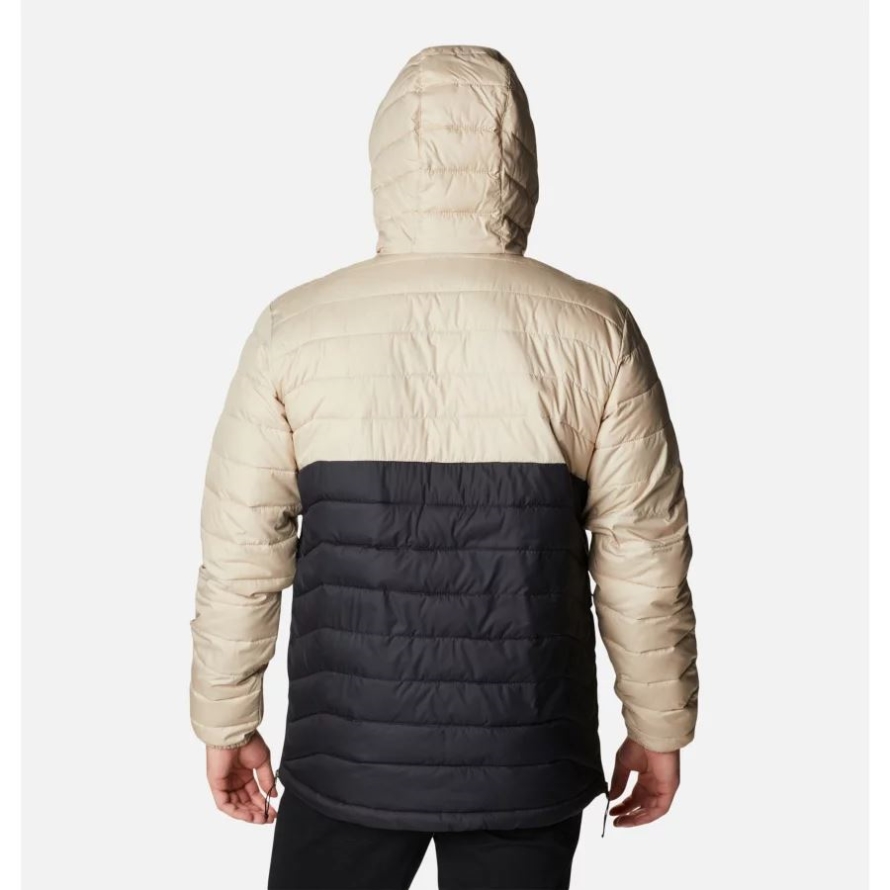 Ancient Fossil/Black Columbia Men's Powder LiteInsulated Anorak