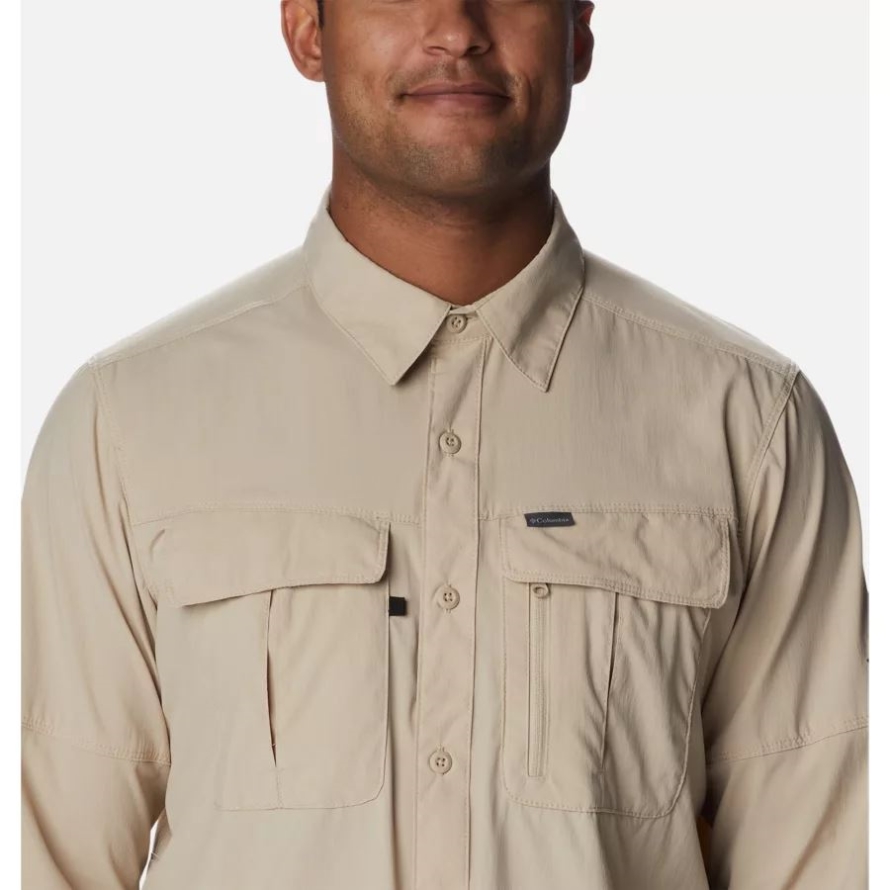 Ancient Fossil Columbia Men's Newton Ridge II Long Sleeve Shirt