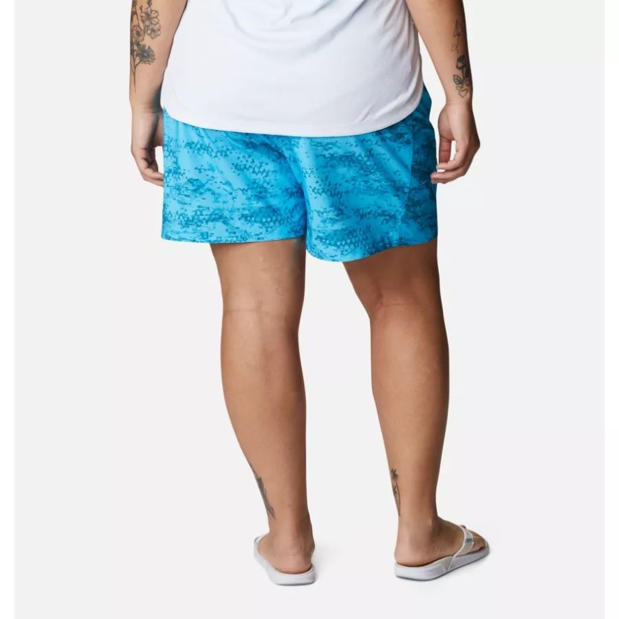 Atoll PFG Camo Print Columbia Women's PFG Tidal II Shorts Plus Size