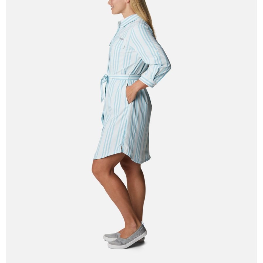 Atoll Stripe Columbia Women's PFG Sun Drifter Woven Dress