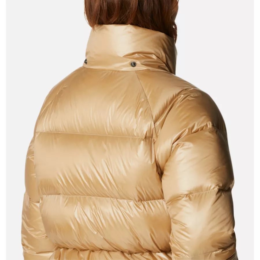 Beach/Black Columbia Women's Northern Gorge II Omni-Heat Infinity Down Jacket