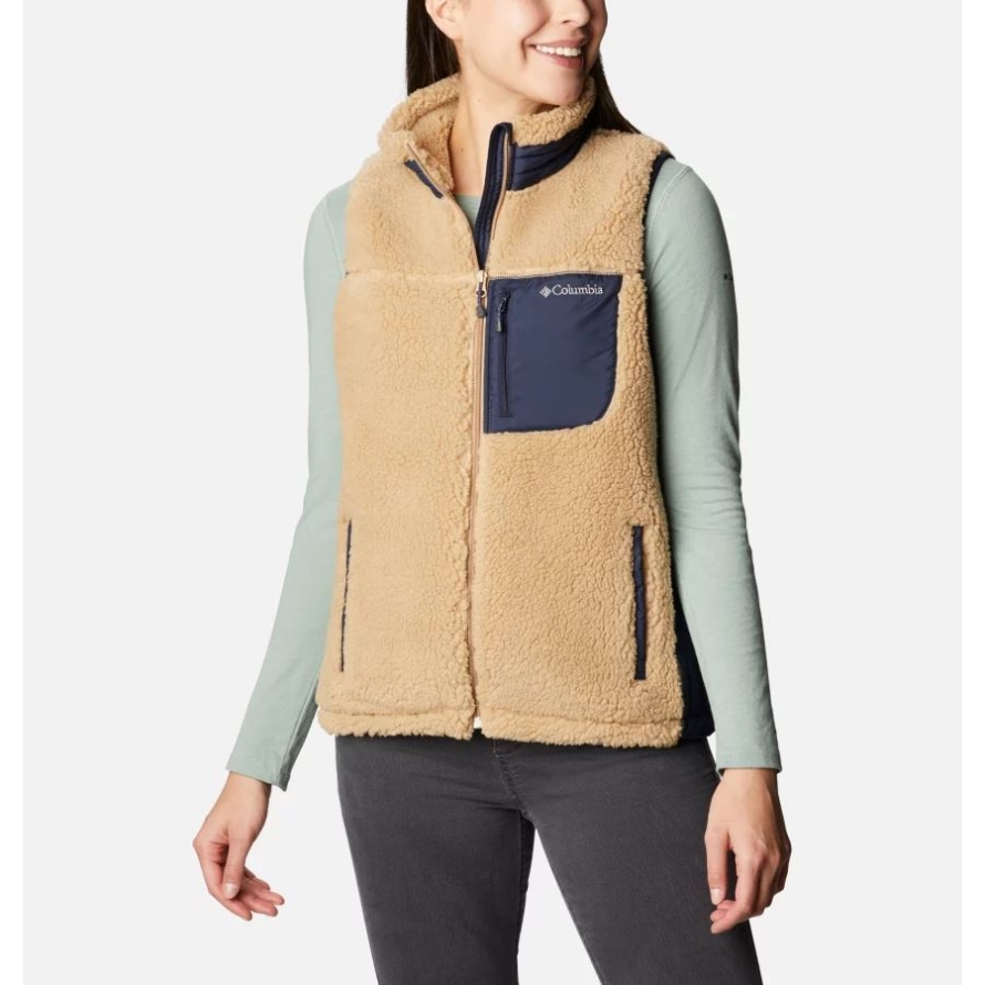 Beach/Dark Nocturnal W Archer Ridge II Vest Columbia