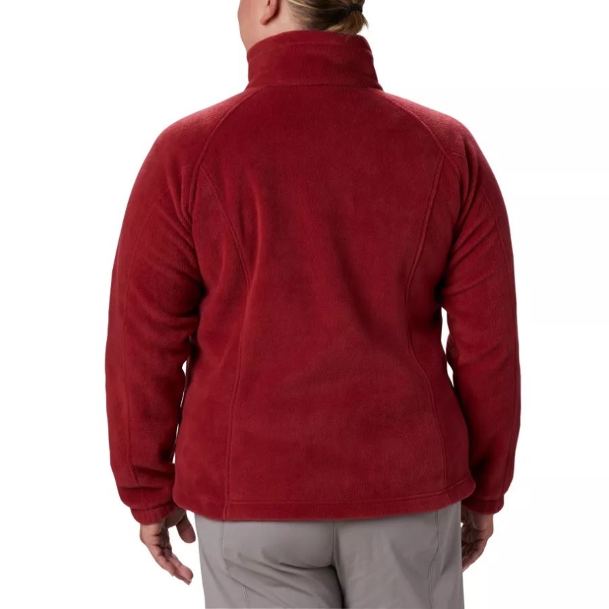 Beet Women's Benton Springs Full Zip Plus Size Columbia