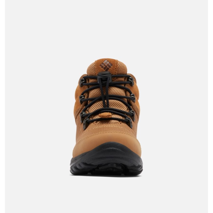 Big Kids' Fairbanks Mid Boot Elk/Black Columbia