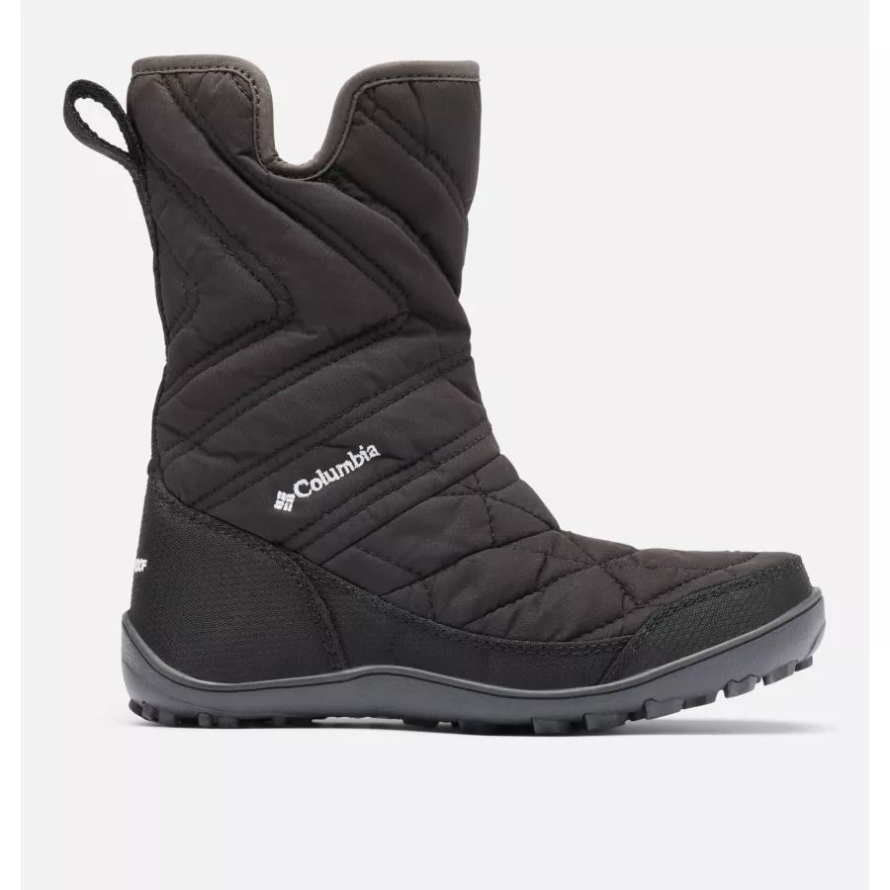 Big Kids' Minx Slip III Boot Black/White Columbia