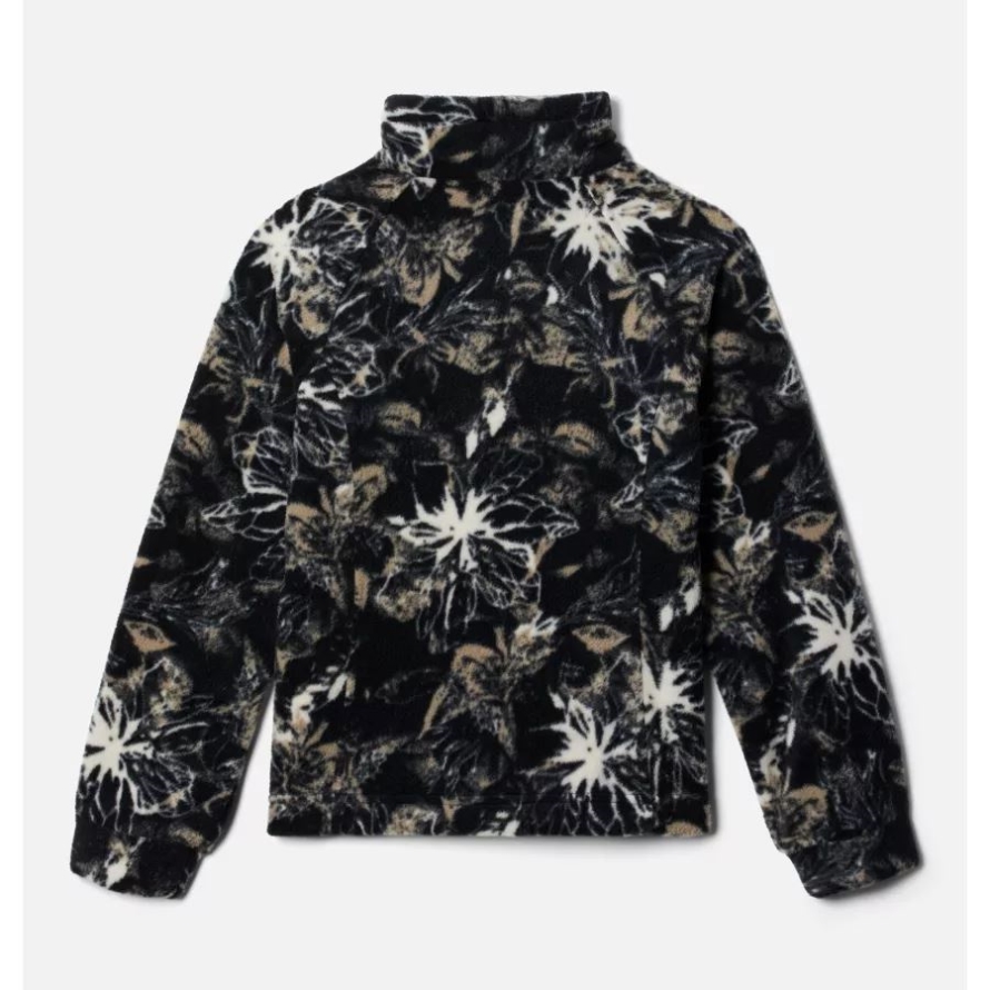 Black Aurelian Girls' Benton Springs II Printed Fleece Jacket Columbia