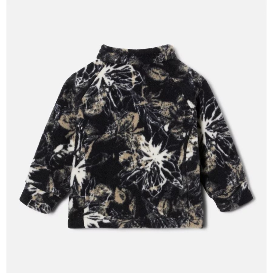 Black Aurelian Girls' Infant Benton Springs II Printed Fleece Jacket Columbia