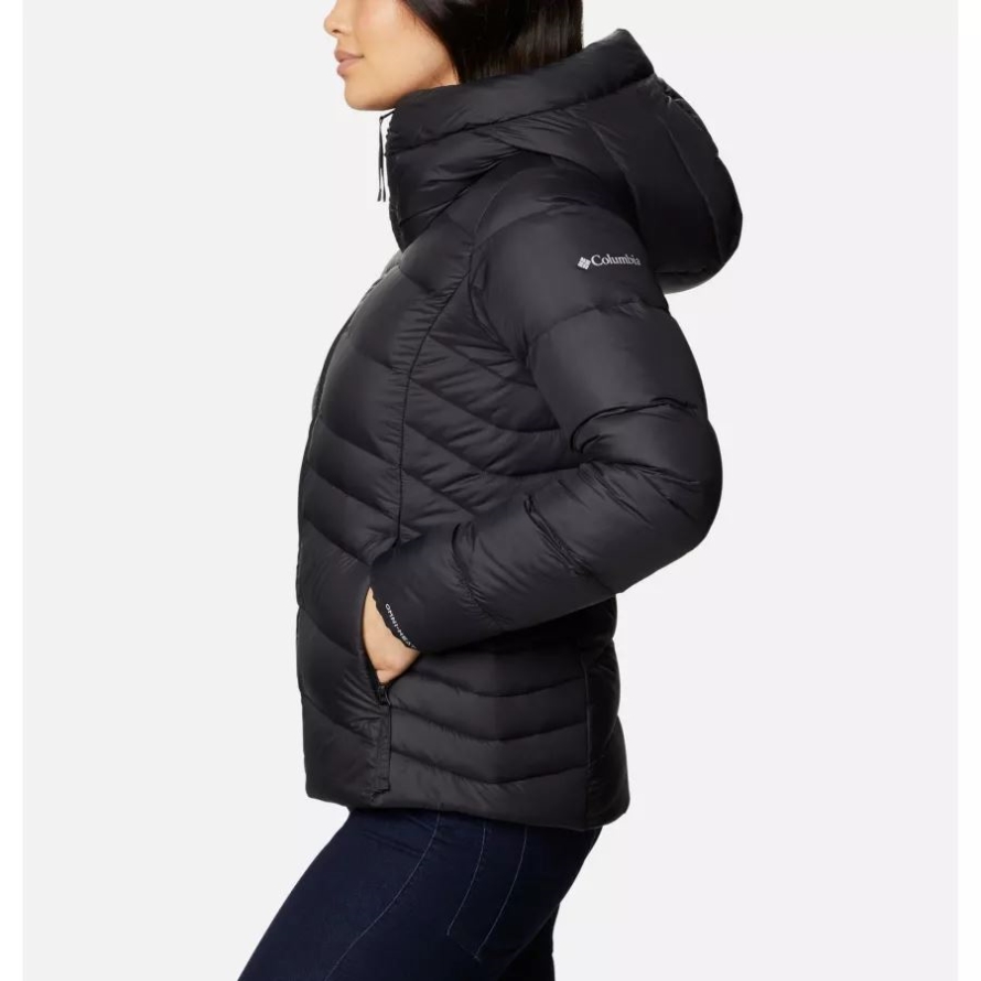 Black Autumn Park Down Hooded Jacket Columbia