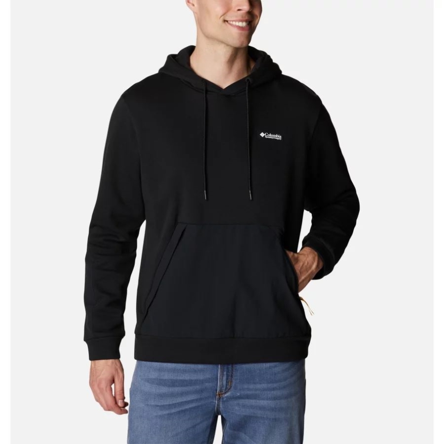 Black/Black Columbia Men's Ballistic Ridge Hoodie