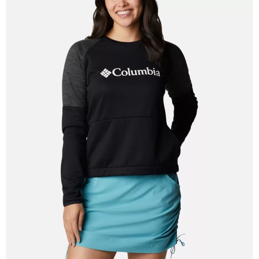 Black/Black Heather Columbia Women's Windgates Sweatshirt