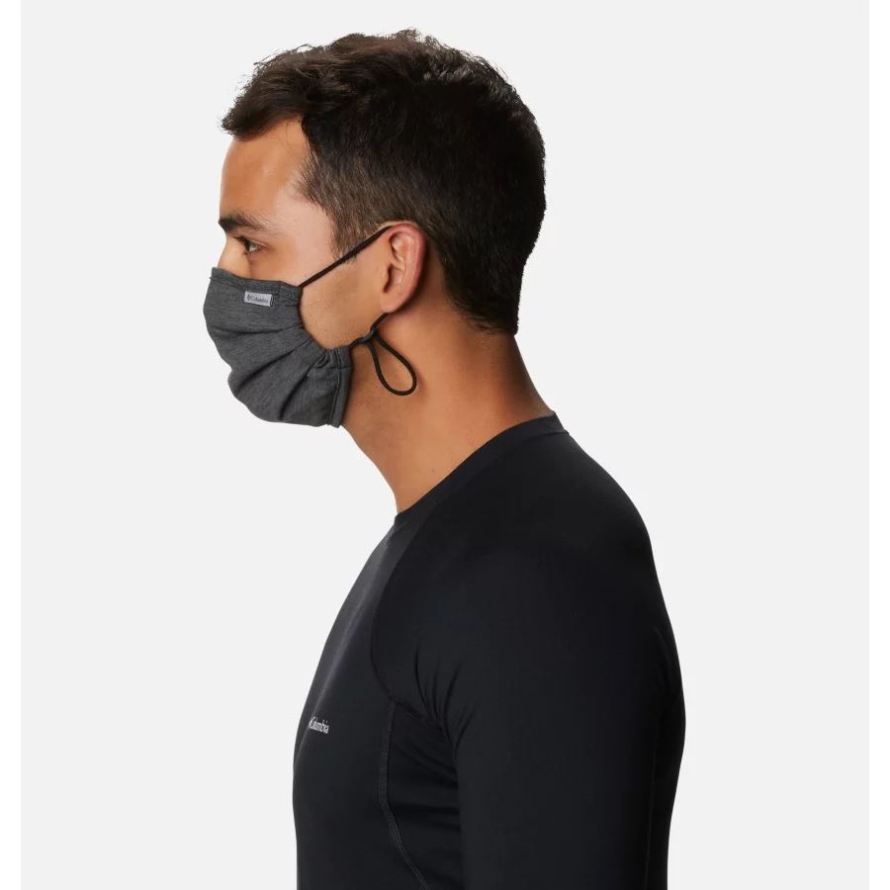 Black/Black Tech Trail Face Mask Columbia