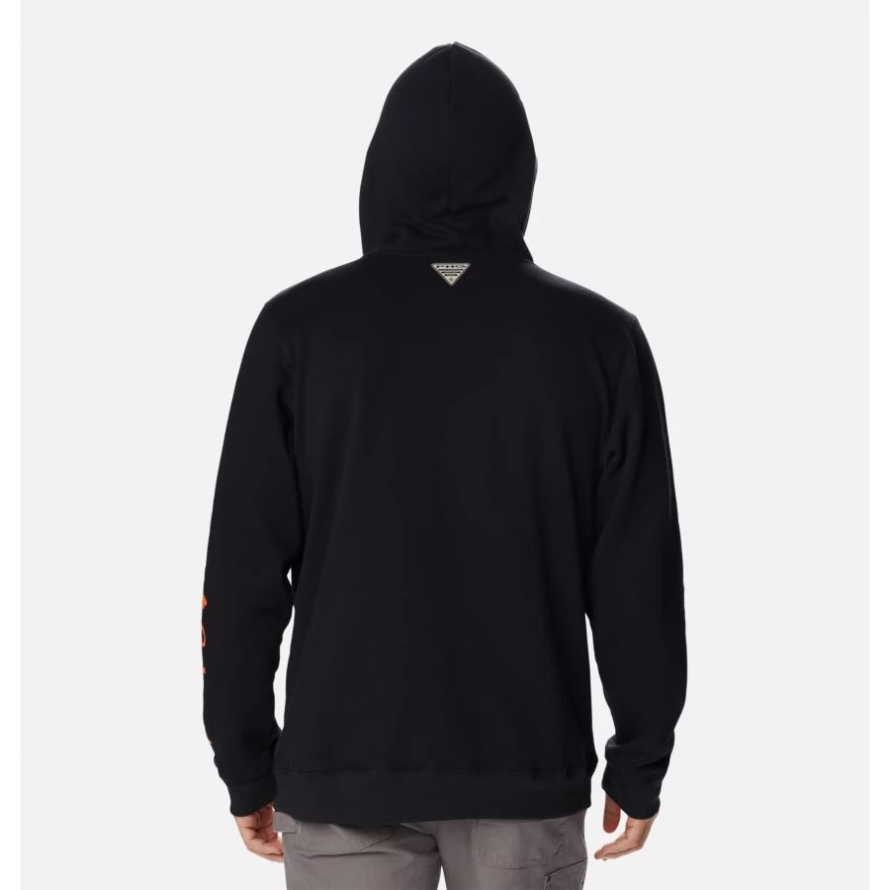 Black/Blaze Rack 'Em Men's PHG Heritage Hoodie Columbia