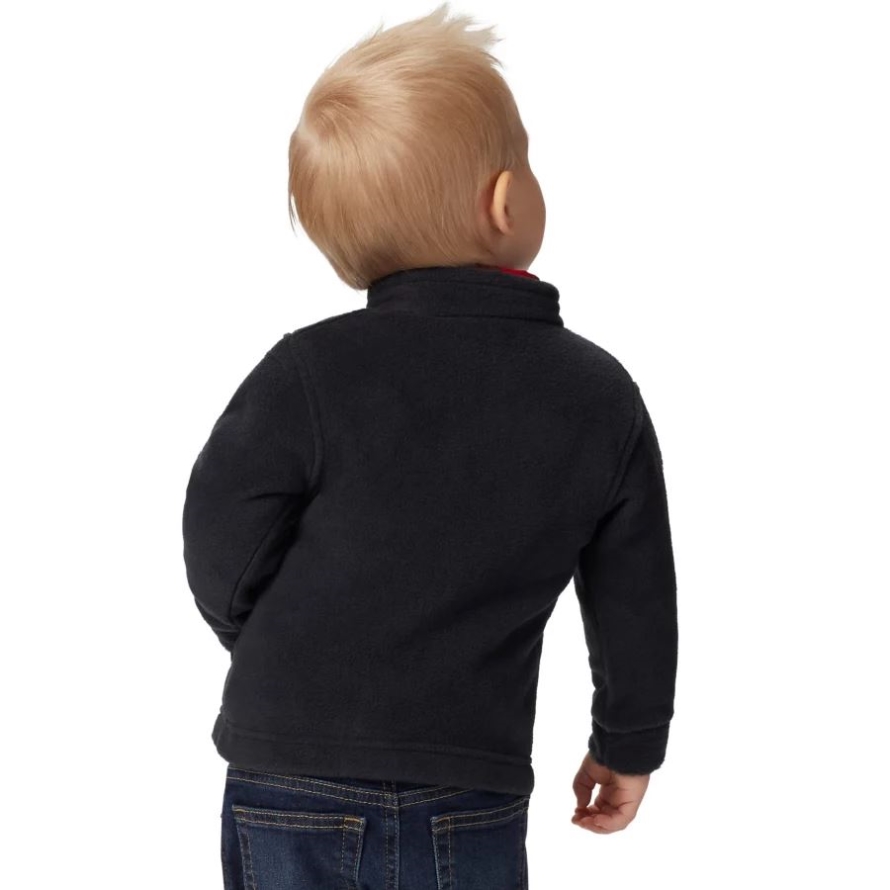 Black Boys' Infant Steens Mountain II Fleece Jacket Columbia