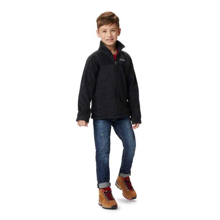 Black Boys' Steens Mountain II Fleece Jacket Columbia