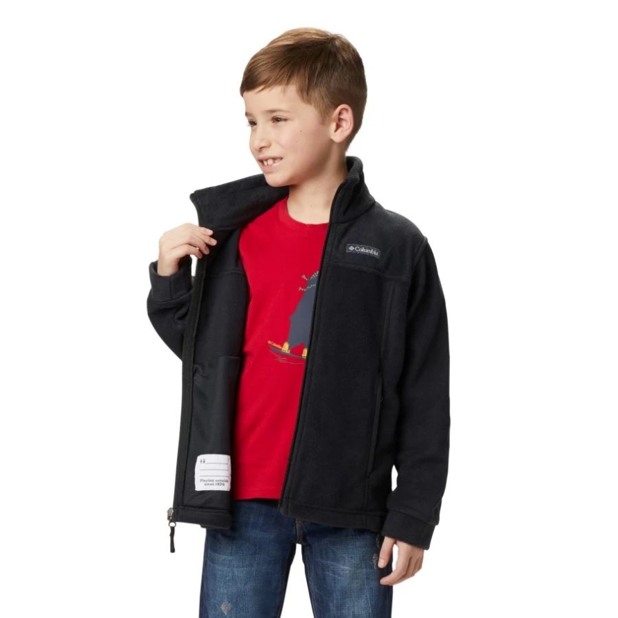 Black Boys' Steens Mountain II Fleece Jacket Columbia