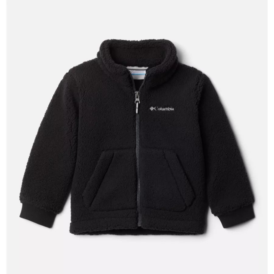 Black Boys' Toddler Rugged Ridge II Full Zip Sherpa Columbia