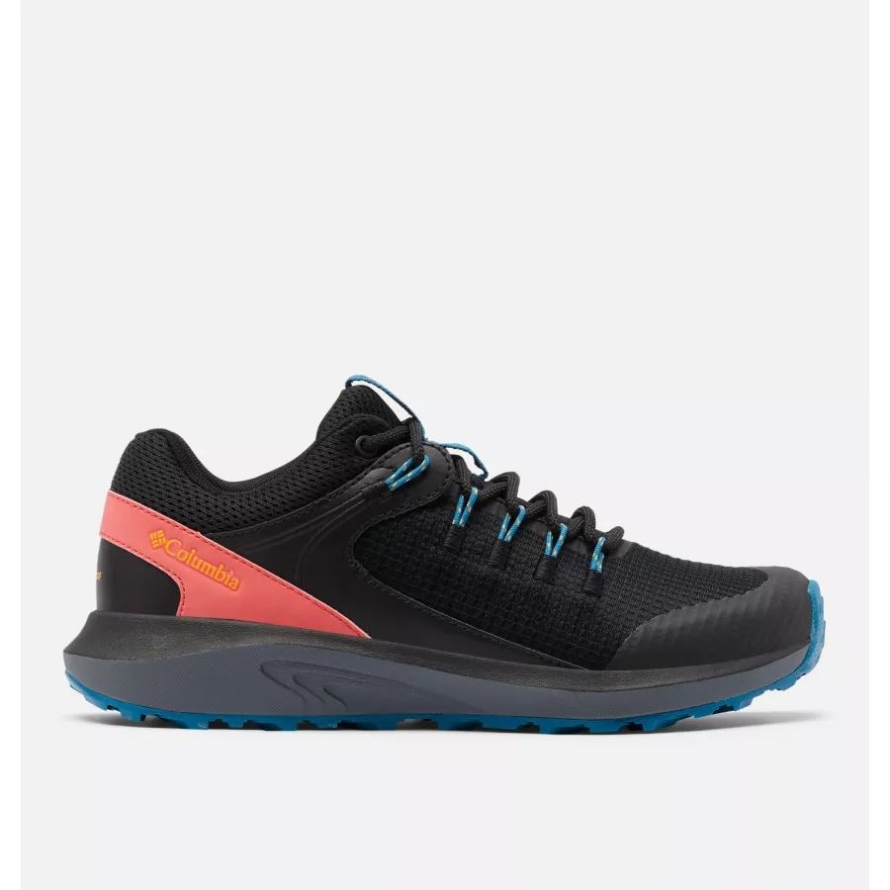Black/Bright Marigold Columbia Women's Trailstorm Waterproof Walking Shoe