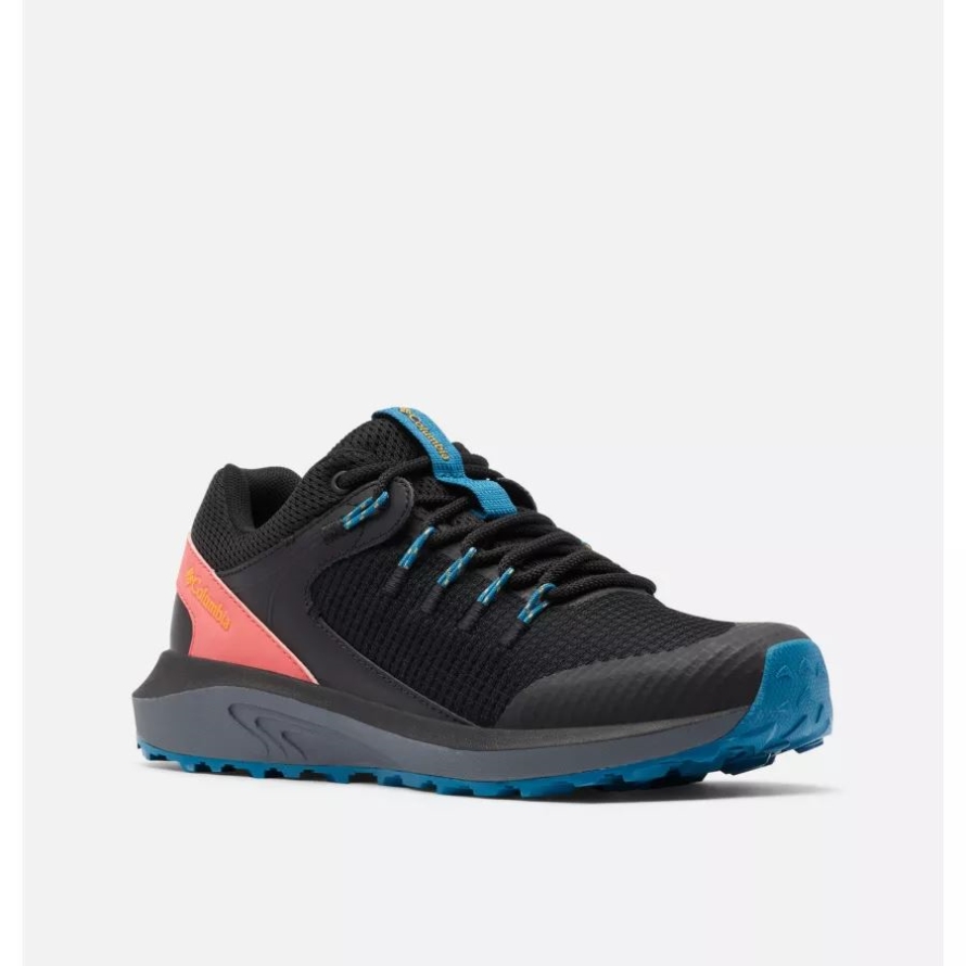 Black/Bright Marigold Women's Trailstorm Waterproof Shoe Wide Columbia
