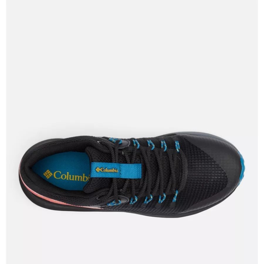 Black/Bright Marigold Women's Trailstorm Waterproof Shoe Wide Columbia