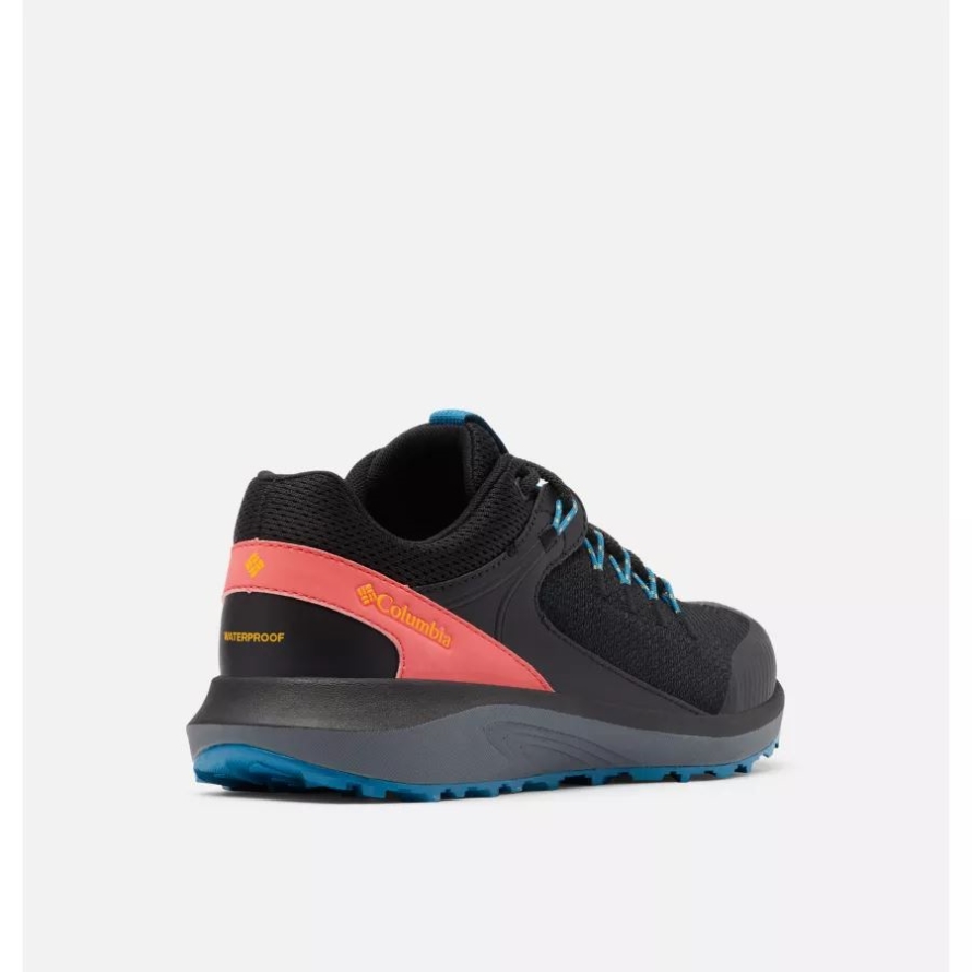 Black/Bright Marigold Women's Trailstorm Waterproof Shoe Wide Columbia