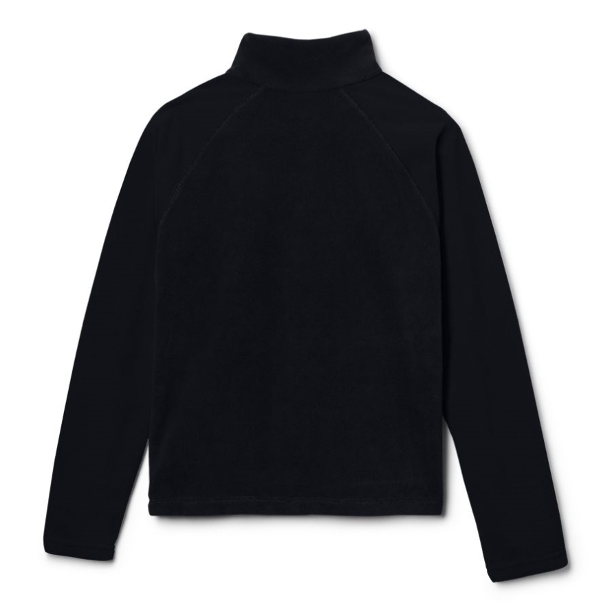 Black Columbia Boys' Glacial Fleece Half Zip Jacket