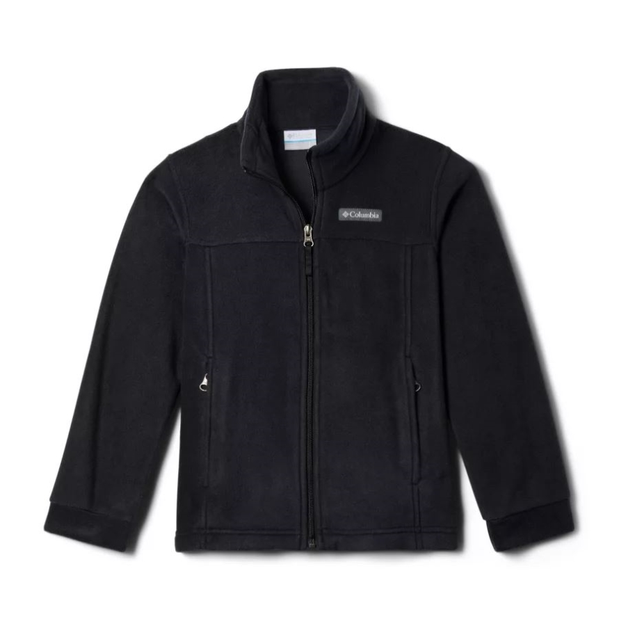 Black Columbia Boys' Steens Mountain II Fleece Jacket