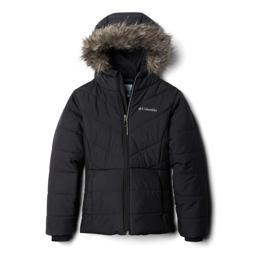 Black Columbia Girl's Katelyn Crest Winter Parka