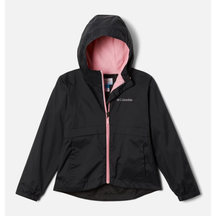 Black Columbia Girls' Rain-Zilla Jacket