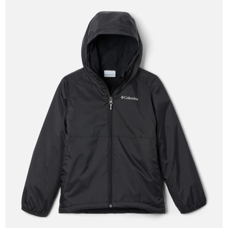 Black Columbia Girls' Switchback Sherpa Lined Jacket