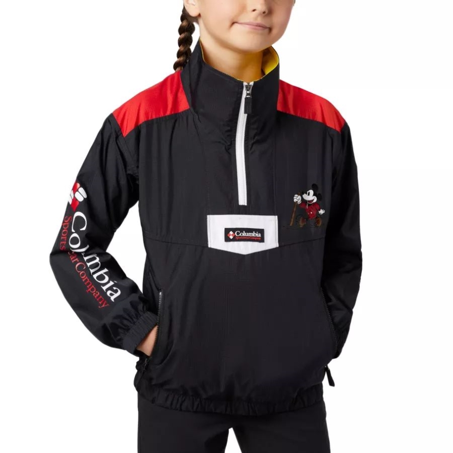 Black Columbia Kids' Disney Santa Ana Anorak
