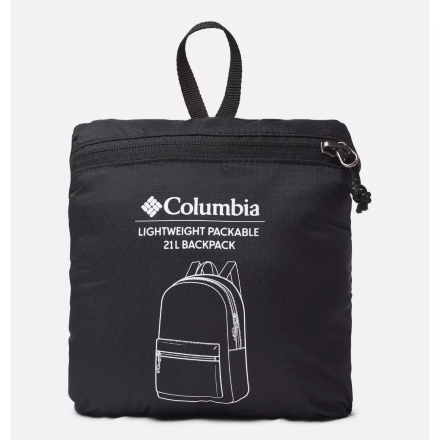 Black Columbia Lightweight Packable 21L Backpack
