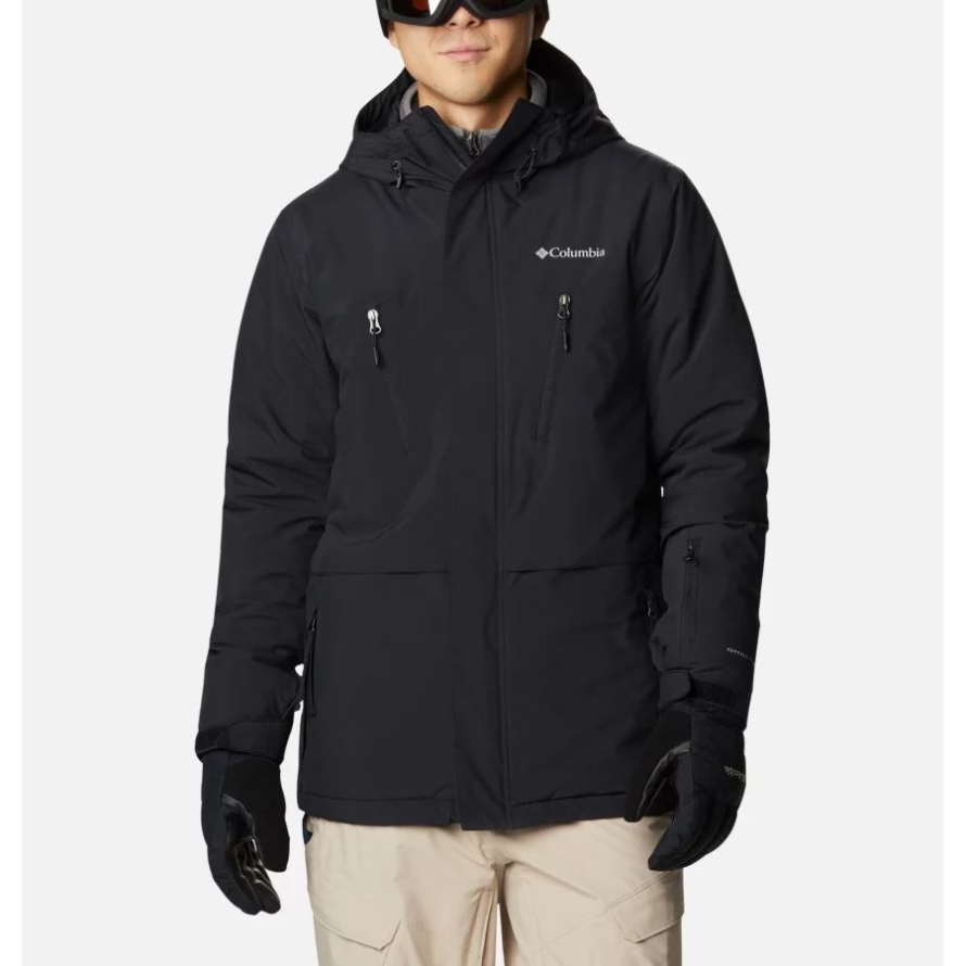 Black Columbia Men's Aerial Ascender Waterproof Ski Jacket