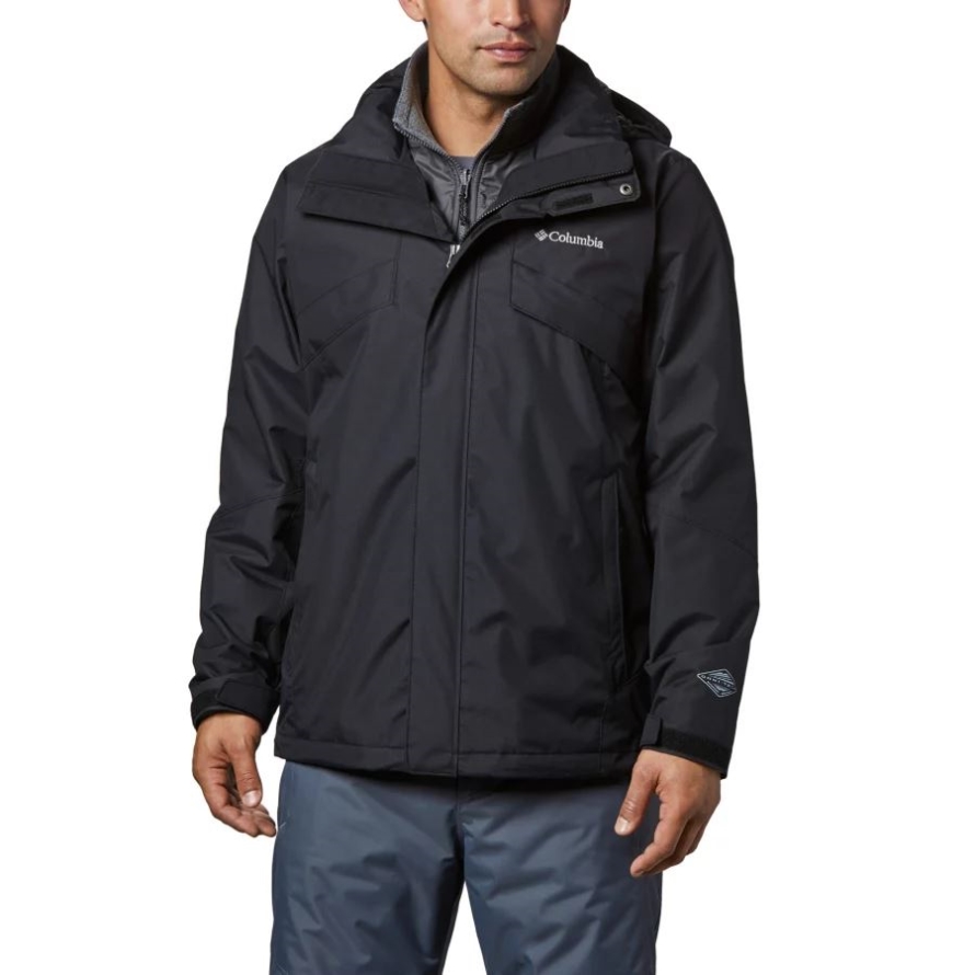 Black Columbia Men's Bugaboo II Fleece Interchange Jacket