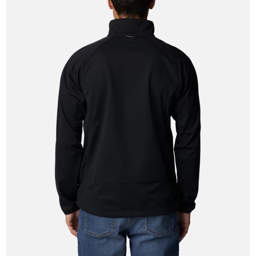 Black Columbia Men's Canyon Meadows Softshell Jacket
