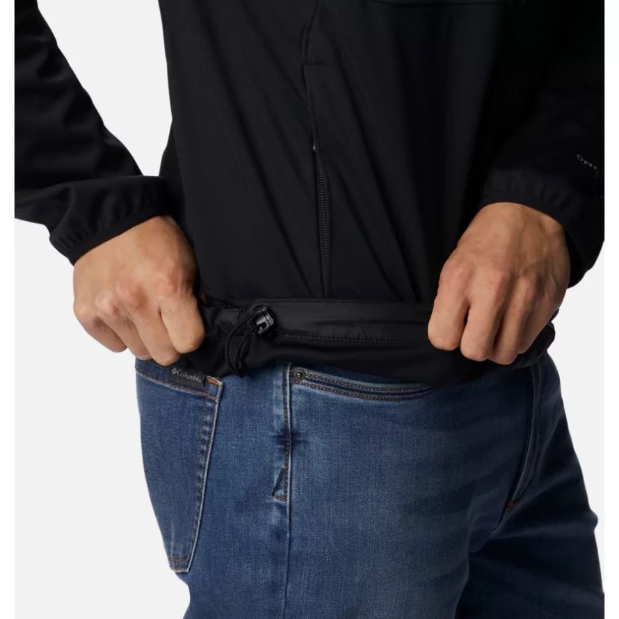 Black Columbia Men's Canyon Meadows Softshell Jacket