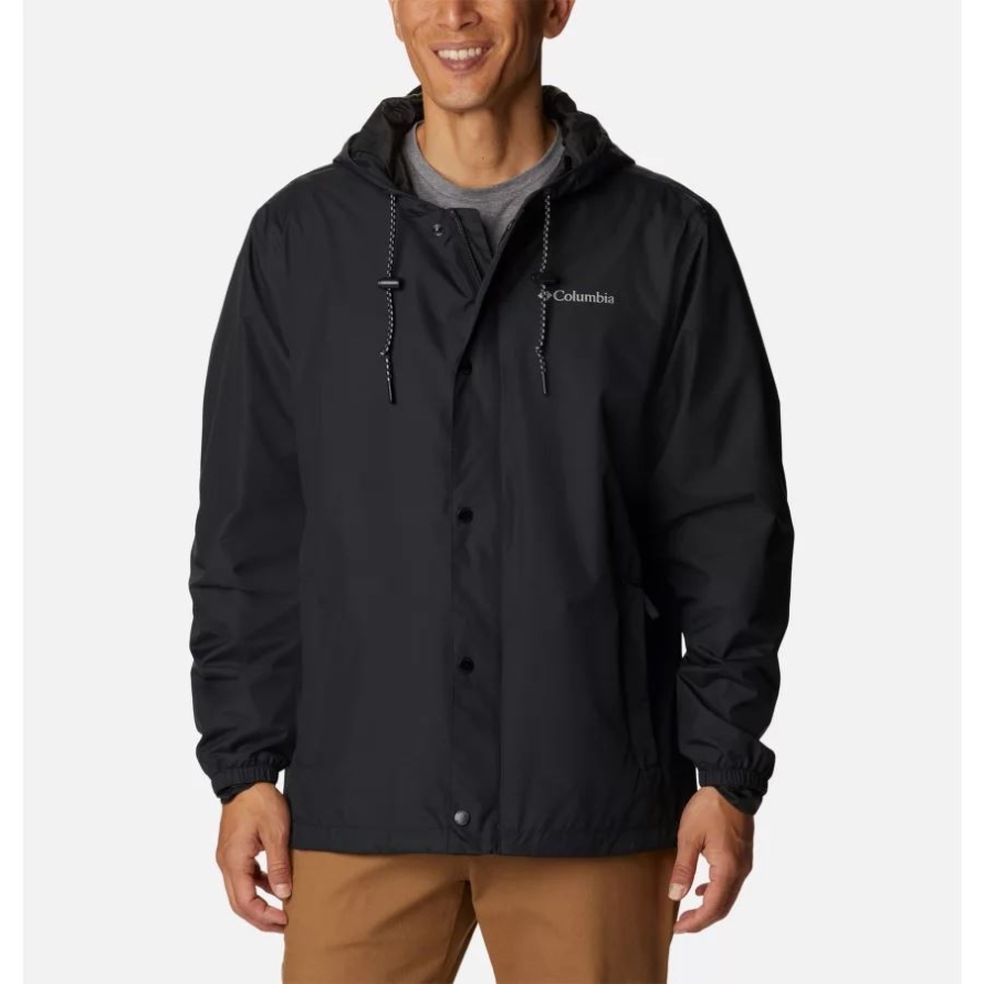 Black Columbia Men's Cedar Cliff Jacket Tall