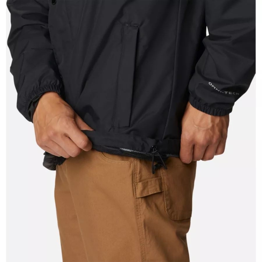 Black Columbia Men's Cedar Cliff Jacket Tall