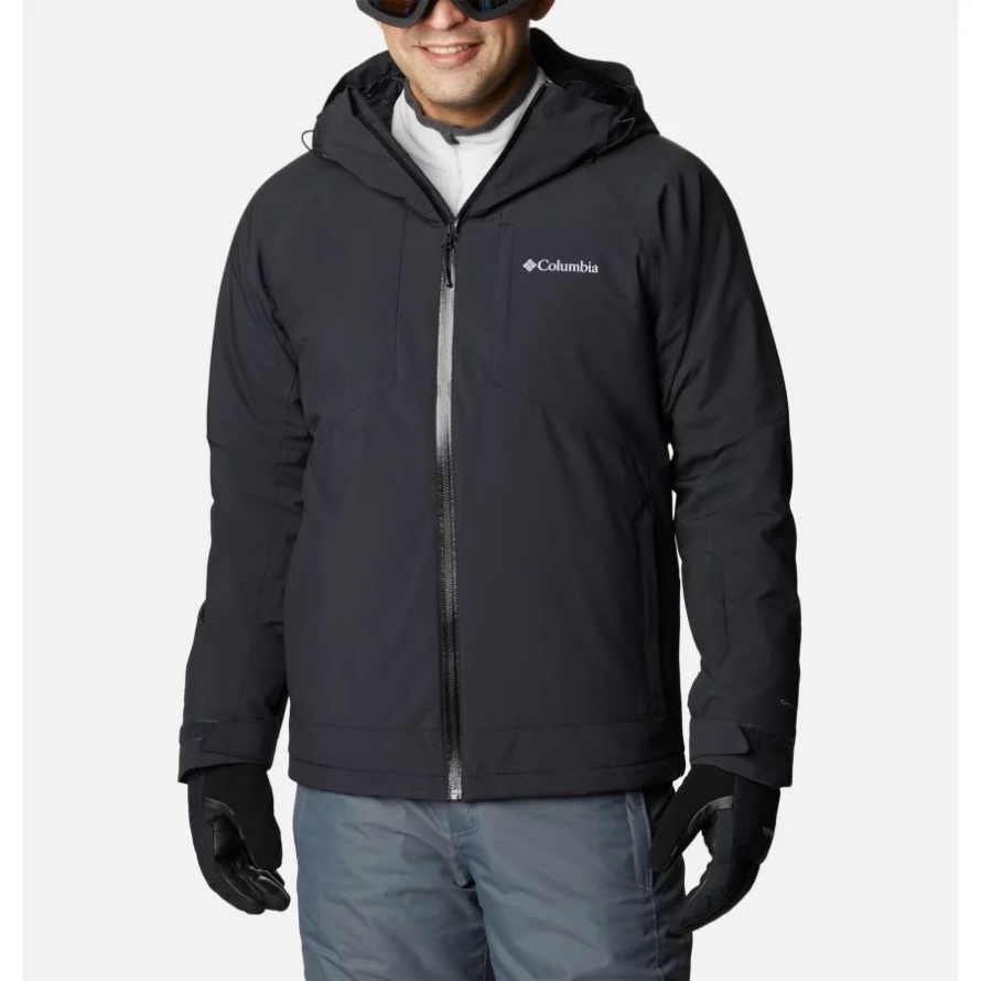 Black Columbia Men's Centerport II Waterproof Ski Jacket