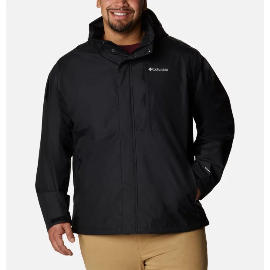 Black Columbia Men's Cloud Crest Jacket Big