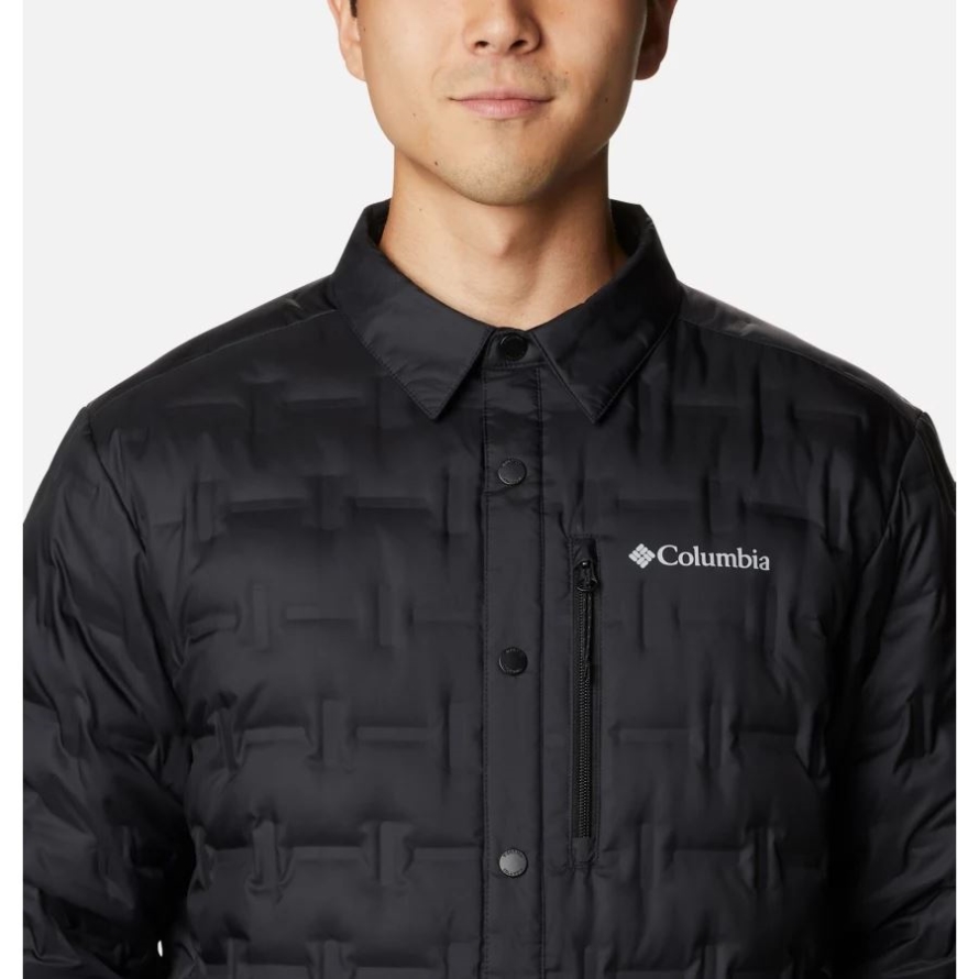 Black Columbia Men's Delta Ridge Shirt Jacket
