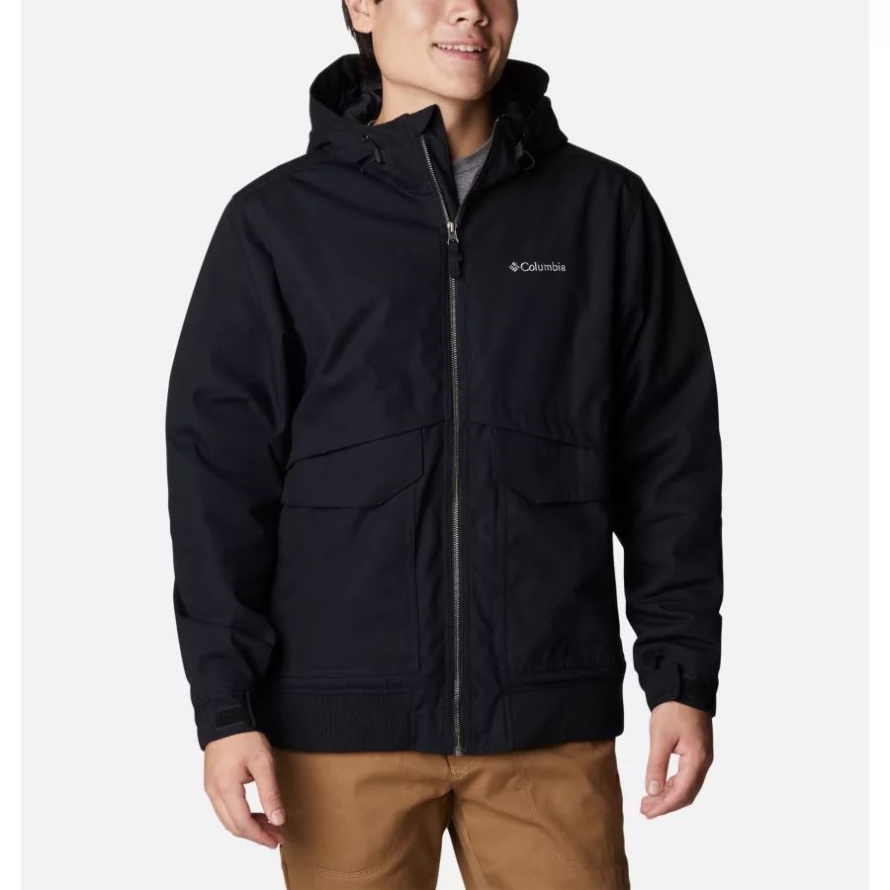 Black Columbia Men's Loma Vista II Hooded Jacket