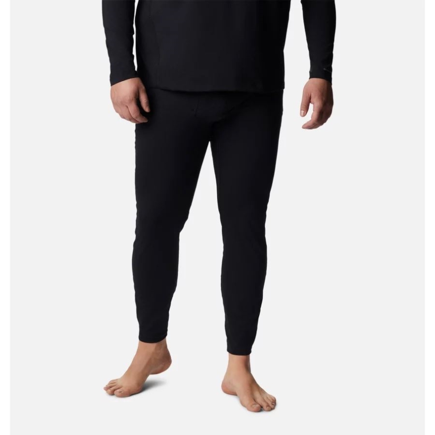 Black Columbia Men's Omni-Heat Midweight Baselayer Tights Big