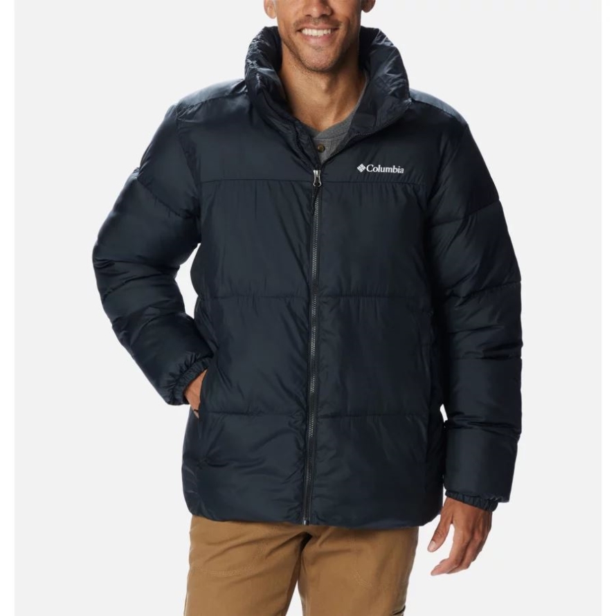 Black Columbia Men's Puffect II Puffer Jacket